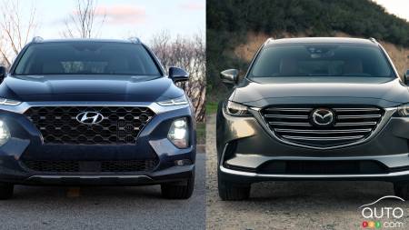 Comparison: 2019 Hyundai Santa Fe vs 2019 Mazda CX-9
